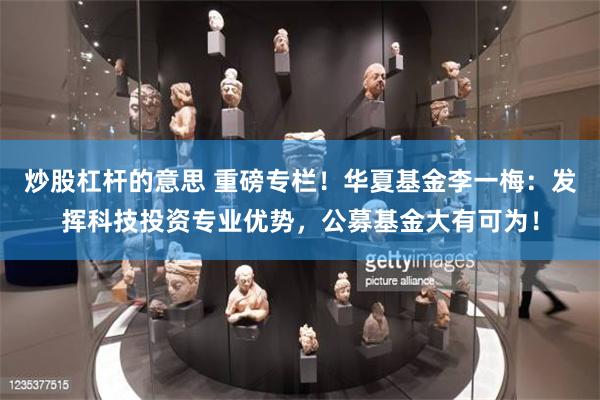 炒股杠杆的意思 重磅专栏！华夏基金李一梅：发挥科技投资专业优势，公募基金大有可为！