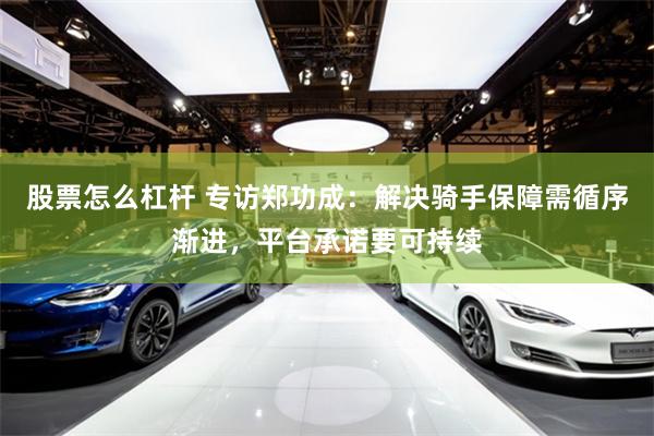 股票怎么杠杆 专访郑功成：解决骑手保障需循序渐进，平台承诺要可持续
