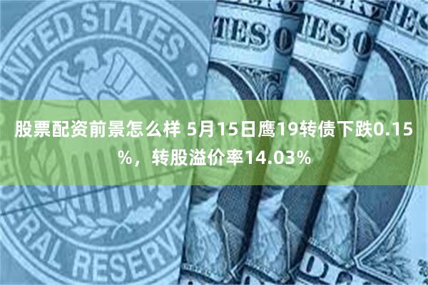 股票配资前景怎么样 5月15日鹰19转债下跌0.15%，转股溢价率14.03%