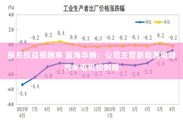 股东权益报酬率 蓝海华腾：公司主营新能源电动汽车电机控制器